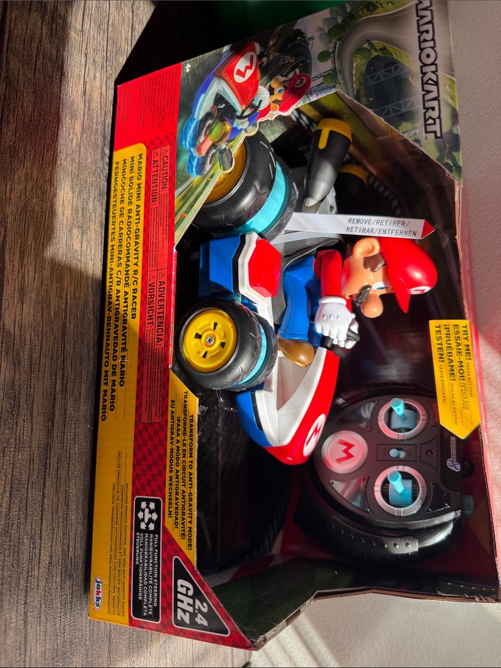 NEW Nintendo Mario Remote Control Kart - Red, Blue, Yellow, White